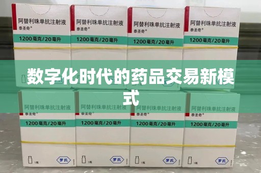 阜阳数字化时代的药品交易新模式