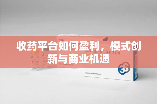 阜阳收药平台如何盈利，模式创新与商业机遇